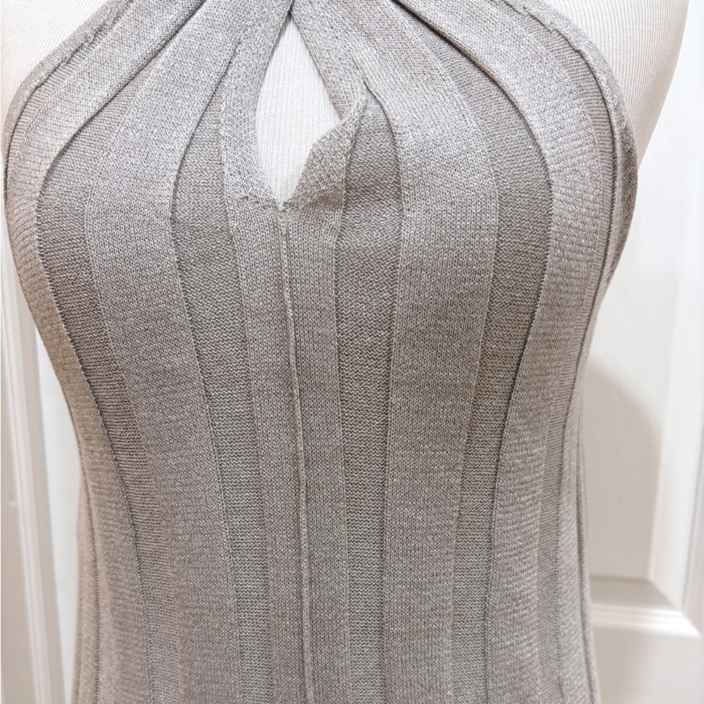 DISSH Everly Halter Neck Twist Knit Dress - Women's Small - Picture 6 of 12